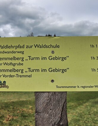 Wegweiser am Ausgangspunkt | Weges OG | © Weges OG