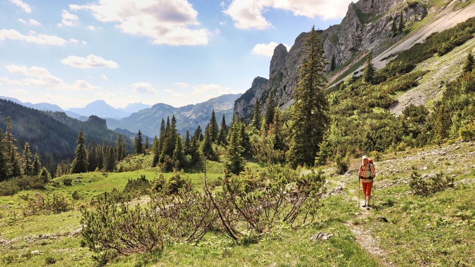 Wanderung Styrian Iron Trail - 6. Etappe Eisenerz - Sonnschienalm - Touren-Impression #2.14 | © Weges OG