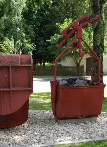 Hunt und Baggerschaufel | © Heribert Hahn | TV Joglland Waldheimat | © Heribert Hahn