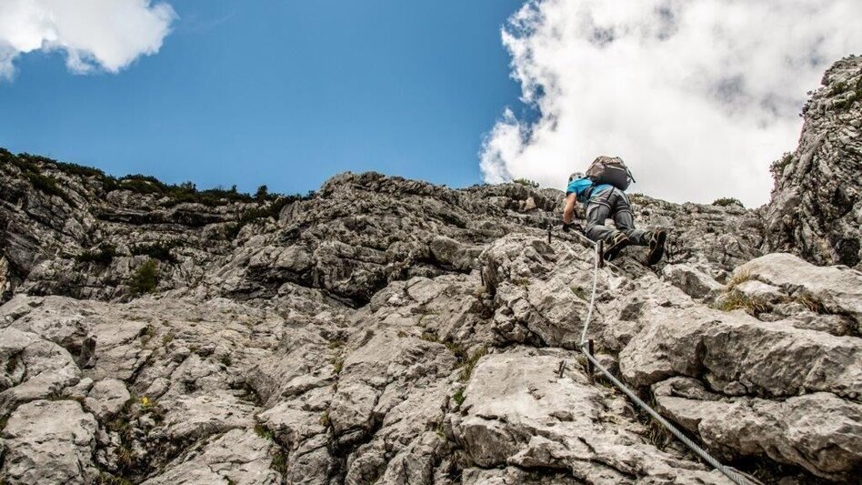 Klettersteig Teufelsteig / Tieflimauer - Touren-Impression #2.8 | © TV Gesäuse