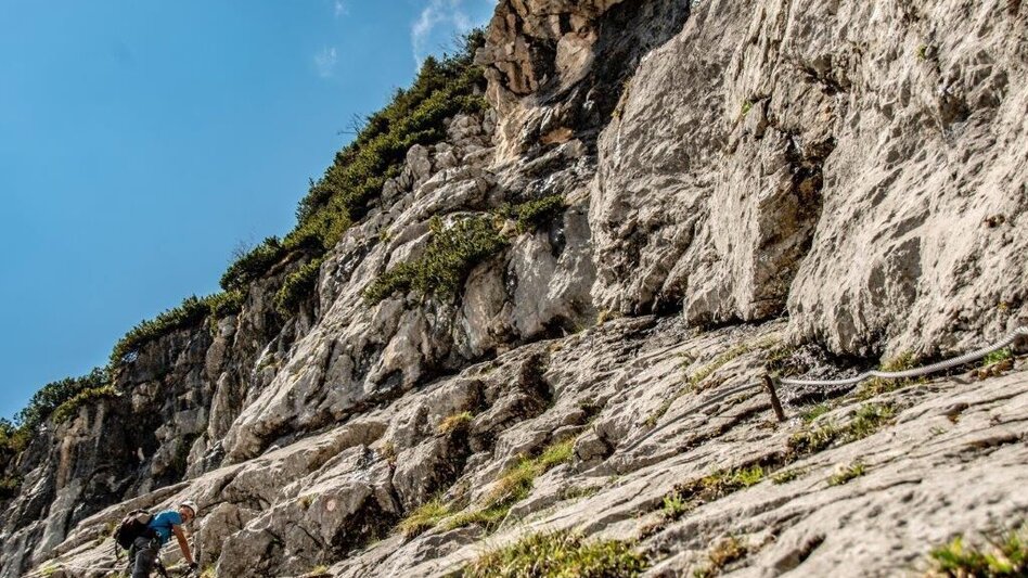 Klettersteig Teufelsteig / Tieflimauer - Touren-Impression #2.9 | © TV Gesäuse