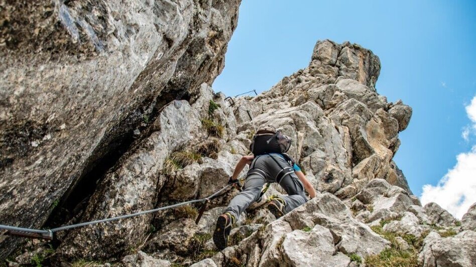 Klettersteig Teufelsteig / Tieflimauer - Touren-Impression #2.11 | © TV Gesäuse