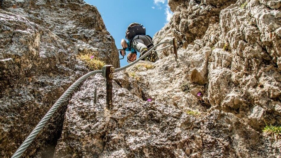 Klettersteig Teufelsteig / Tieflimauer - Touren-Impression #2.12 | © TV Gesäuse