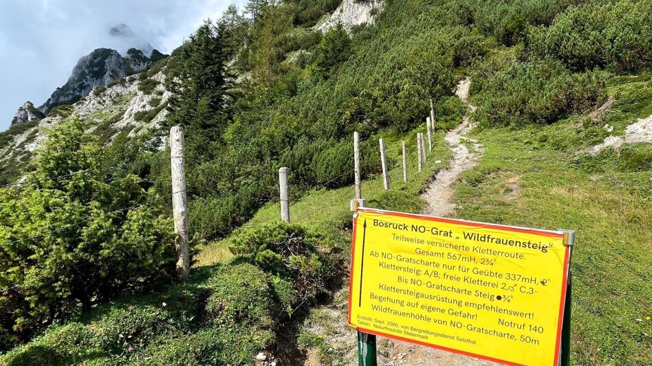 Via Ferrata Wildfrauensteig - Bosruck Nordostgrad - Touren-Impression #2.9 | © TV Gesäuse