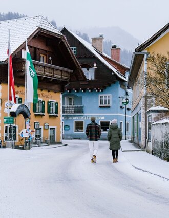 Durch den Ort Öblarn hindurch | Christoph Lukas | © Erlebnisregion Schladming-Dachstein