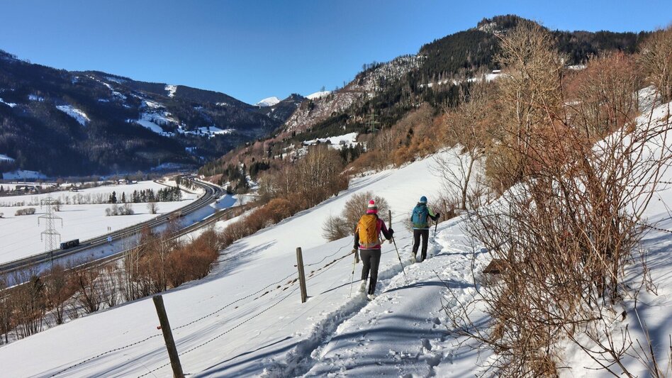 Winter Hiking From Kalwang to Wald am Schoberpaß with the Liesingtal in view - Touren-Impression #2.5 | © Weges OG