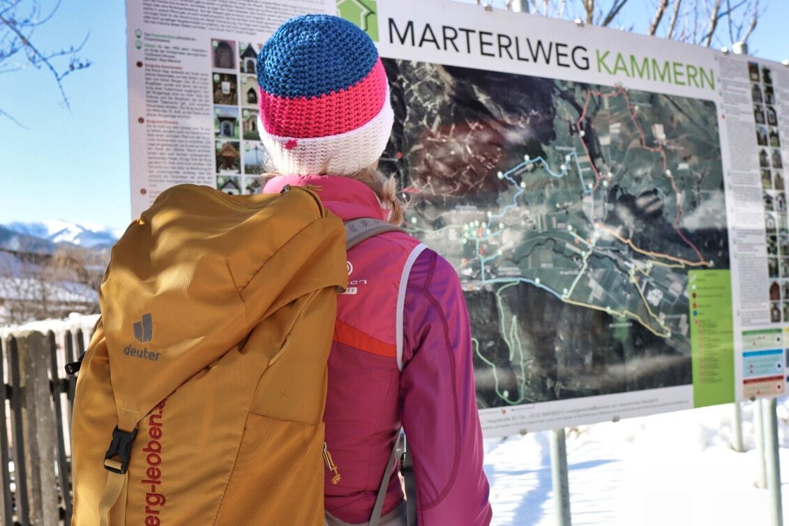 Winterwandern Kammern entlang des Marterlweges Nr. 2 kennenlernen - Touren-Impression #1 | © Weges OG