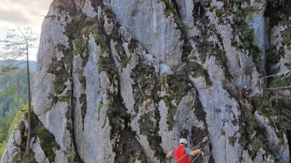 Via Ferrata Falkenstein - via ferrata in the Mürzer Oberland Nature Park - Touren-Impression #2.12 | © TV Hochsteiermark