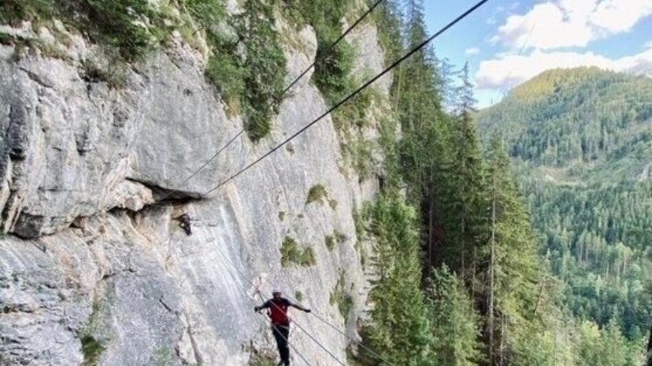 Via Ferrata Falkenstein - via ferrata in the Mürzer Oberland Nature Park - Touren-Impression #2.16 | © TV Hochsteiermark