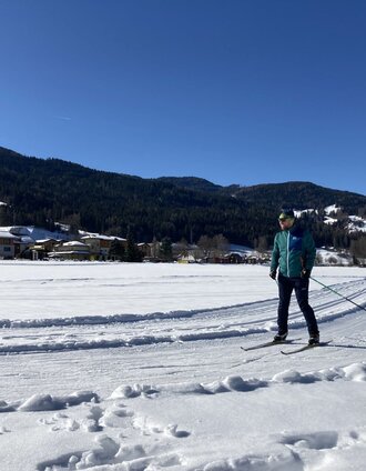 Langlaufen auf der Loipe am Bruggerhof | Florian Kogler | © Tourismusverband Murau