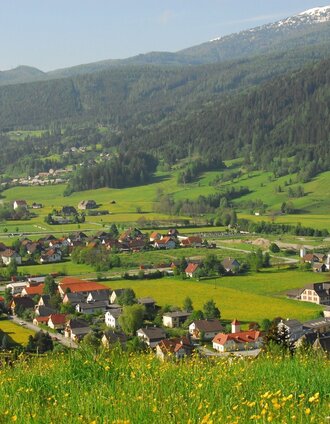 Bick vom Sonnberg auf Stadl an der Mur | Gemeinde Stadl-Predlitz | © Tourismusverband Murau