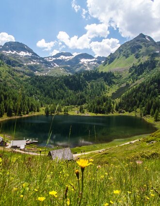 Duisitzkar mit dem Duisitzkarsee und den beiden Hütten im Obertal | Gerhard Pilz | © Gerhard Pilz - www.gpic.at