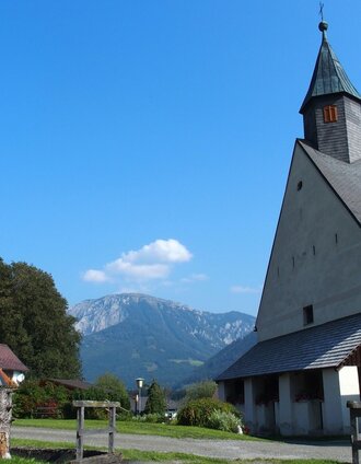 Ausgangspunkt ist die Nikolauskirche Pichl | Michaela Muster | © FVV  Tragöß - St. Katharein