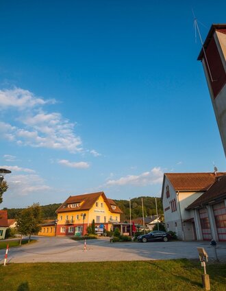 Ortsteil Mühldorf mit Gasthaus Amschl | Bernhard Bergmann | © Stadtgemeinde Feldbach