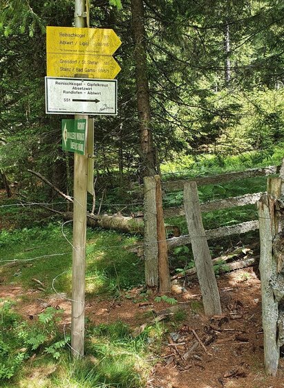 Abzweigung zum Reinischkogel | © Region Graz | Meike Brucher | © Region Graz