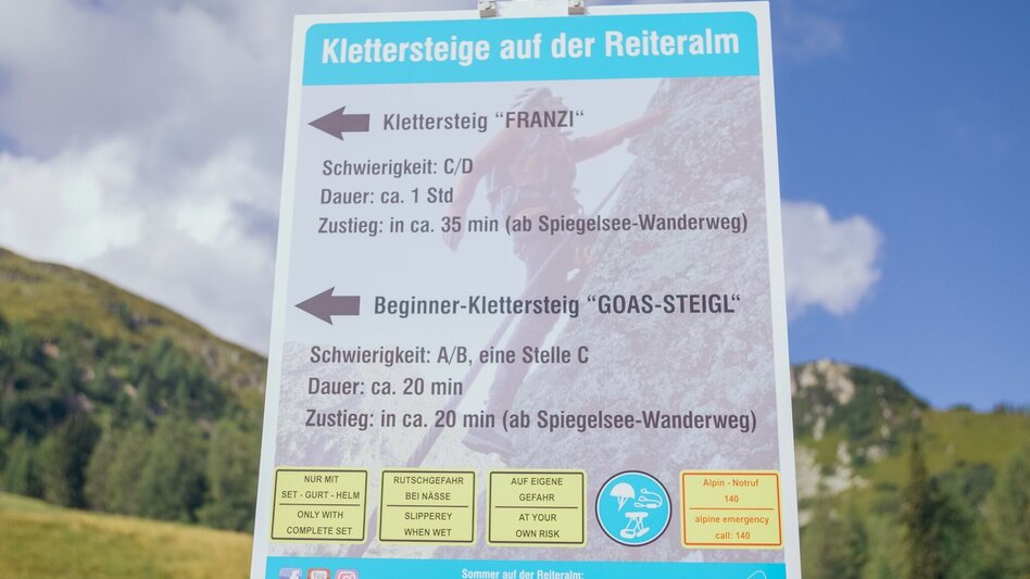Via Ferrata Via Ferrata Goas-Steigl - Touren-Impression #2.1 | © Reiteralm Bergbahnen