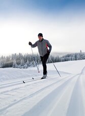 Langläufer auf der Loipe in Modriach | © Region Graz | Tom Lamm | © Region Graz