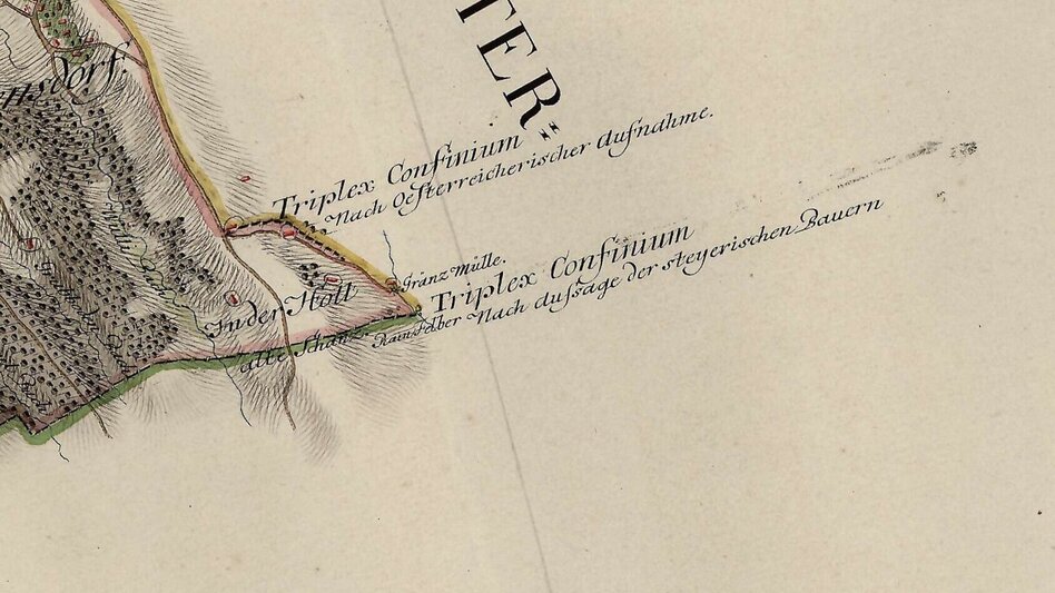 Themen- und Lehrpfad HWW-Wanderroute: Schäffern - Laglmühle - Götzendorf - Dreiländerstein - Touren-Impression #2.1 | © Historischer Verein Wechselland