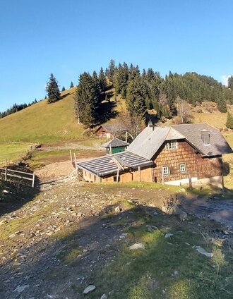 Haberlstall-Hut in Nature Park Almenland, Eastern Styria | Christine Pollhammer | © Oststeiermark Tourismus