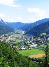 Ortsbild Pernegg an der Mur im Naturpark Almenland | © Oststeiermark Tourismus | Gemeinde Pernegg an der Mur | © Oststeiermark Tourismus