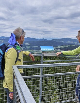 Ausblick von der Warte_Miesenbach_Oststeiermark | WEGES | © WEGES