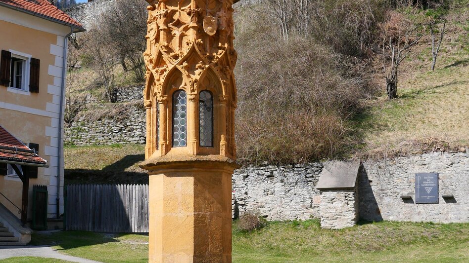 Pilgrim Walk Martyrdom columns and the apse niches of the parish church | Meditative hike 1 - Touren-Impression #2.2 | © Tourismusverband Murau