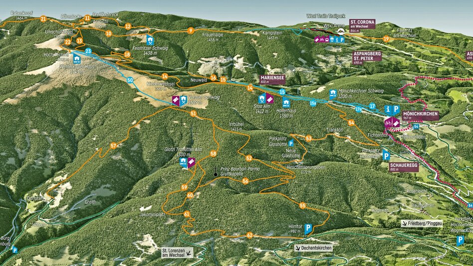 Mountainbike Steirische Wexl Trails - Jakominiweg Route - Touren-Impression #2.3 | © Verein Tourismusentwicklung Steirischer Wechsel