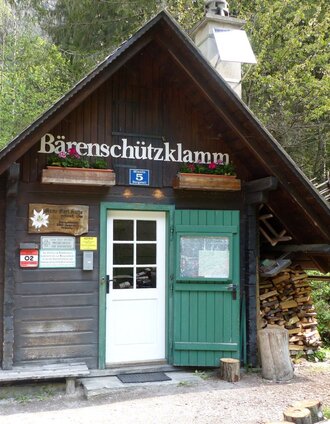 Bärenschützklamm, Hans Kerl-Hütte, Kassierhäuschen | Christine Pollhammer | © Oststeiermark Tourismus
