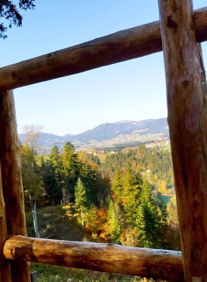 Montanlehrpfad Arzberg, Aussichtsfenster | © Oststeiermark Tourismus | Christine Pollhammer | © Oststeiermark Tourismus