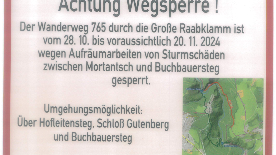 Wanderung Große Raabklamm, Mortantsch - Touren-Impression #2.10