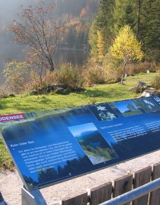 Schautafel am Ödensee | © Ausseerland