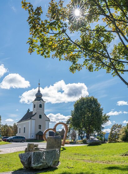 Geopark Glashütten mit Blick auf Kirche | © TV Südsteiermark/Christian Freydl | Christian Freydl | © TV Südsteiermark/Christian Freydl