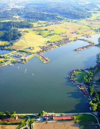 Luftaufnahme Waldschacher Teiche | Marktgem. St. Nikolai i. S. (J. Grasch/Hans-J. Karrenbrock/G. Schodl) | © Südsteiermark