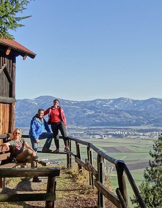 Am Ziel - die Sillweger Aussichtswarte | Weges OG | © Weges OG