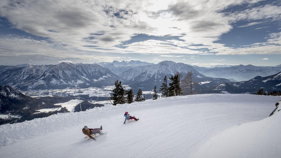 Sledding Floodlight tobogganing on the Grafenwiese - Touren-Impression #2.2 | © TVB Ausseerland - Salzkammergut-Tom Lamm