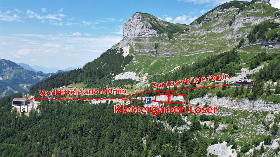 Via Ferrata Sports climbing garden Loser - Touren-Impression #2.1 | © Loser Bergbahnen