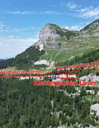 klettergarten_uebersicht_loser_bergbahnen.jpg | Loser Bergbahnen | © Loser Bergbahnen