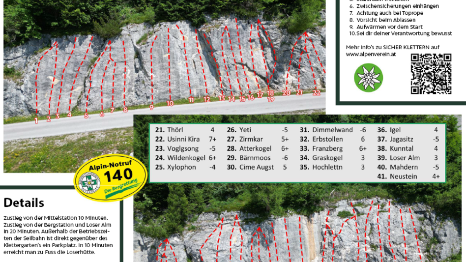 Via Ferrata Sports climbing garden Loser - Touren-Impression #2.2 | © Loser Bergbahnen