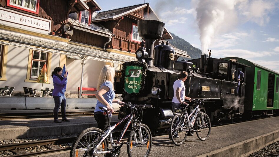 Bike Riding River Mur Cycle Trail ‒ From Steirerkas (Styrian cheese) to wine and pumpkin seed oil - Touren-Impression #2.4 | © Steiermark Tourismus/Tom Lamm