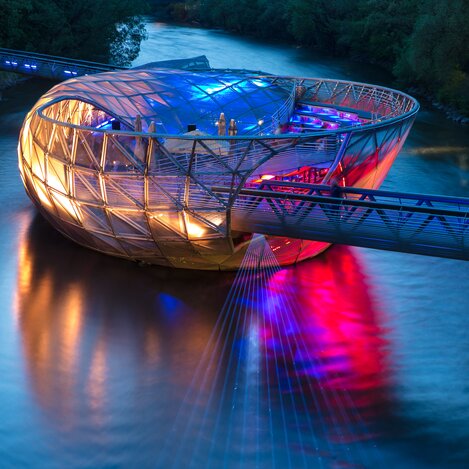 Murinsel | © Graz Tourismus | Harry Schiffer | © Graz Tourismus