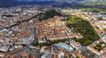 Graz aus der Vogelperspektive | © STG | Harry Schiffer