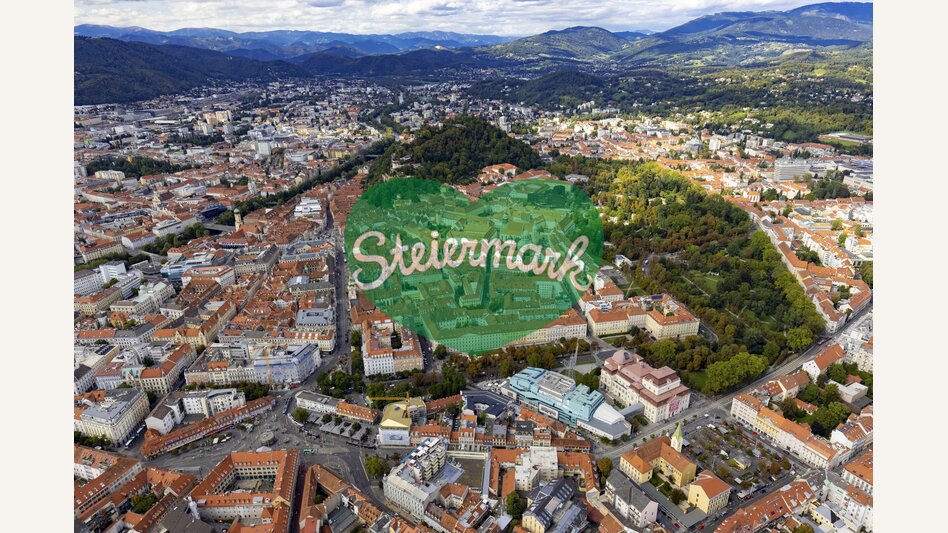 Graz aus der Vogelperspektive | © STG | Harry Schiffer