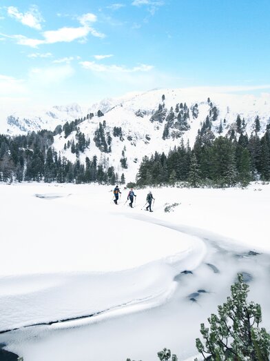 Snowshoe hikers in Hohentauern | © Erlebnisregion Murtal | Robert Maybach