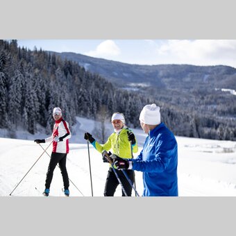 Langlaufen auf der Weirerteich-Loipe | © STG | Tom Lamm