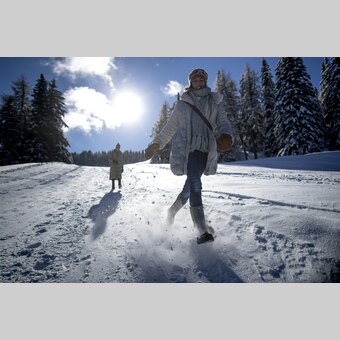 Spazieren gehen auf der Frauenalpe | © STG | Tom Lamm