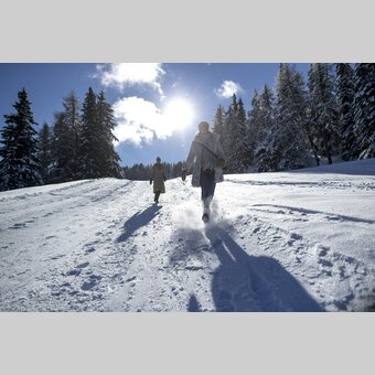 Spazieren gehen auf der Frauenalpe | © STG | Tom Lamm
