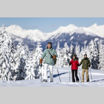 Schneeschuhwandern auf der Frauenalpe | © STG | Tom Lamm