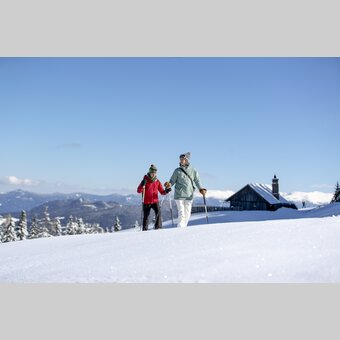 Schneeschuhwandern auf der Frauenalpe | © STG | Tom Lamm