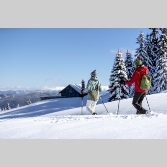 Schneeschuhwandern auf der Frauenaple | © STG | Tom Lamm