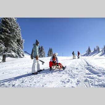 Schneeschuhwandern auf der Frauenalpe  | © STG | Tom Lamm